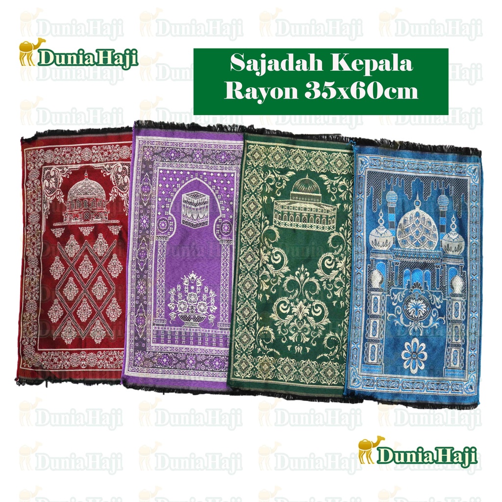 Sajadah Turki Anak KEPALA RAYON Kecil Mini Alydrus Murah Sajadah Muka / Kepala Souvenir Nikah Tahlil