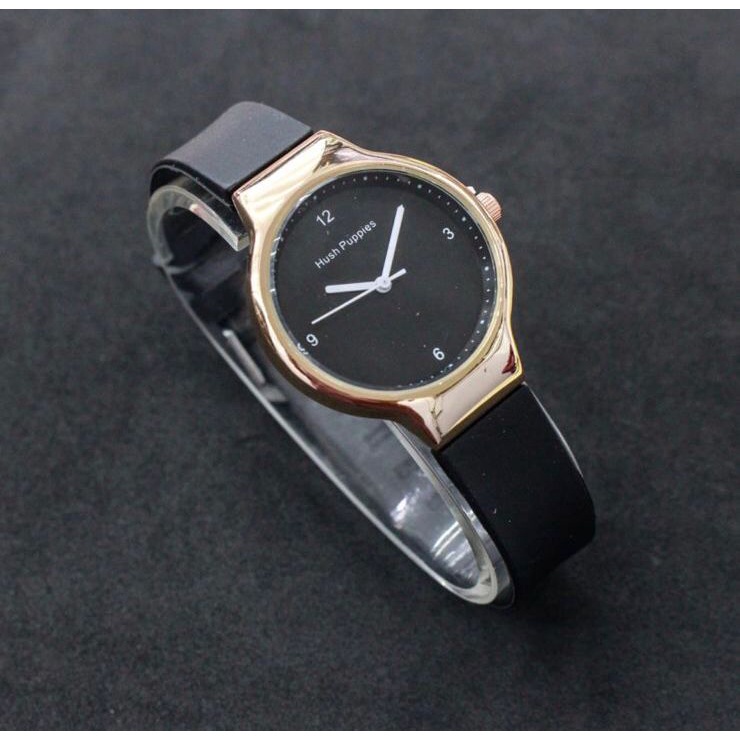 JAM TANGAN WANITA ANALOG FASHION STRAP RUBBER HP-1368 (G_W)