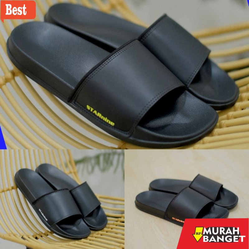 Cocok buat lebaran- STARnine stsn002 -Sandal slide/sandal pria/sandal slop