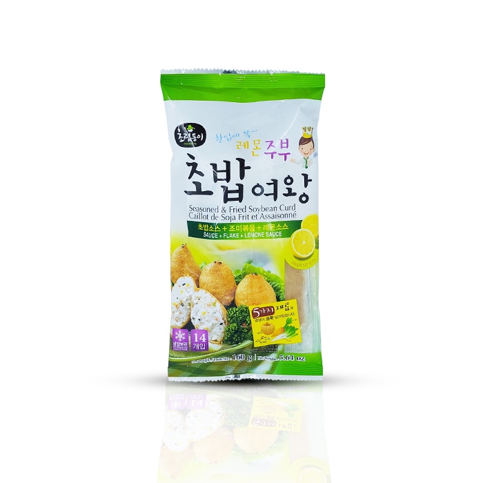 

Choripdong Seasoned & Fried Soybean Curd - Tahu Goreng Berbumbu Dengan Saus Lemon 160g