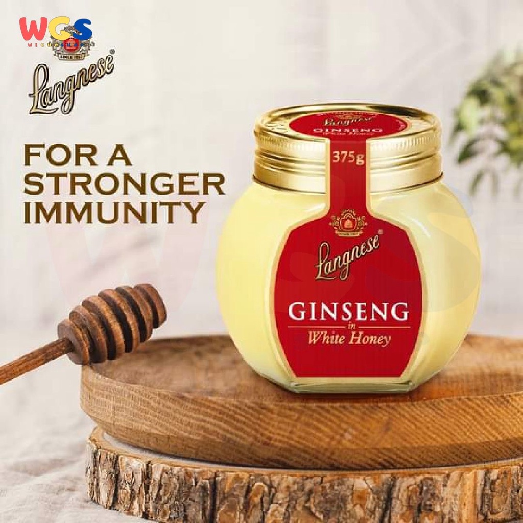 Langnese Ginseng in White Honey 375g - Madu