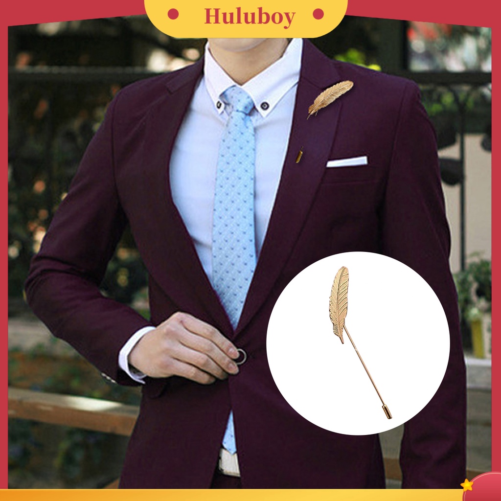 {Ready Stock} Bros Pin Kerah Bulu Pria Vintage Hias Elegan Untuk Jas