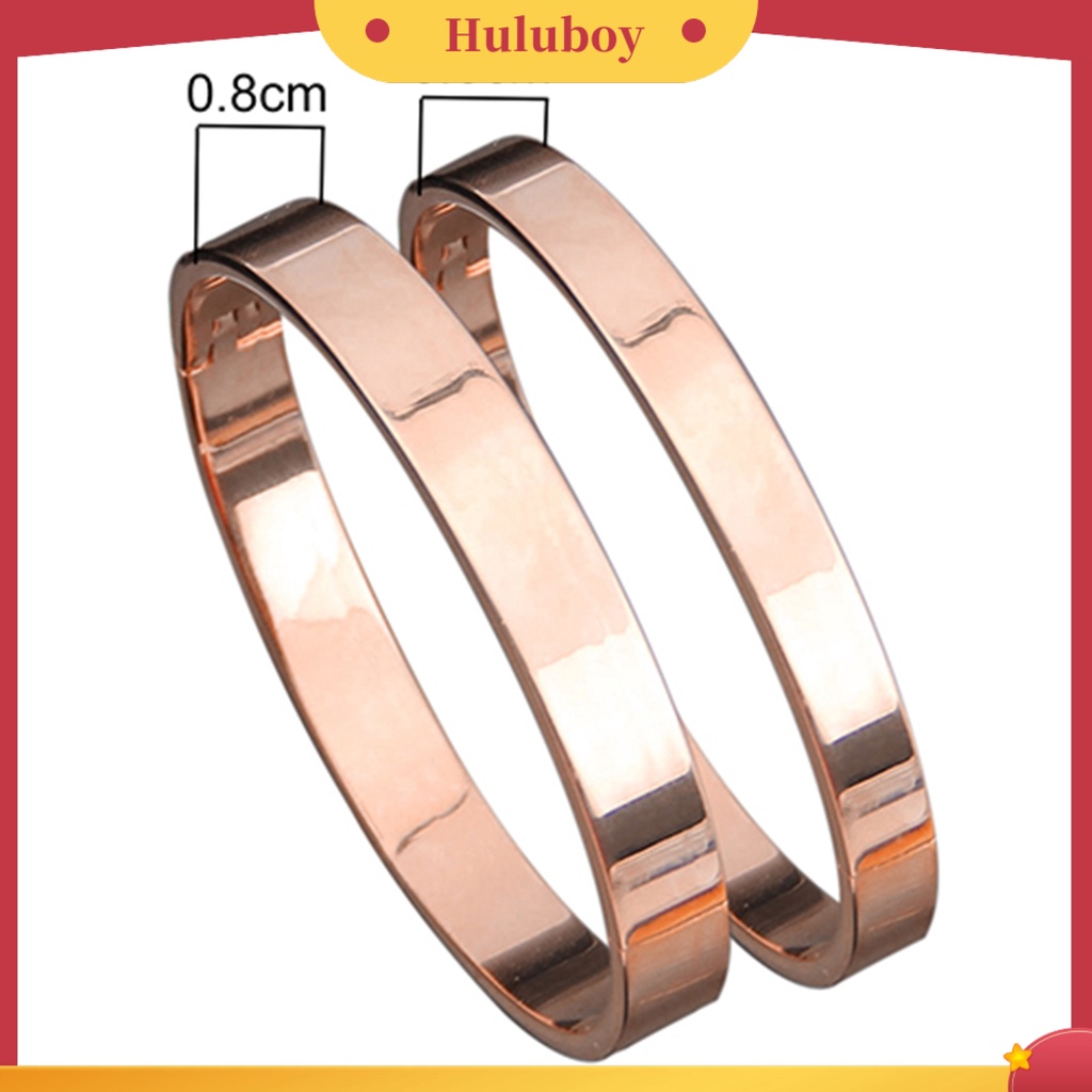 {Ready Stock} Gelang Dipoles Tembaga Lapis Ramah Kulit Gelang Unisex Elegan Untuk Pacaran