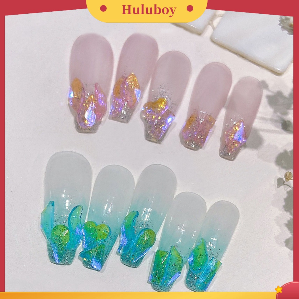 {In Stock} 100Pcs/Bag Kuku Berlian Imitasi Mengkilap Penampilan DIY Kristal Imitasi Halus Gadis Jari Manicure Ornamen Perlengkapan Kecantikan