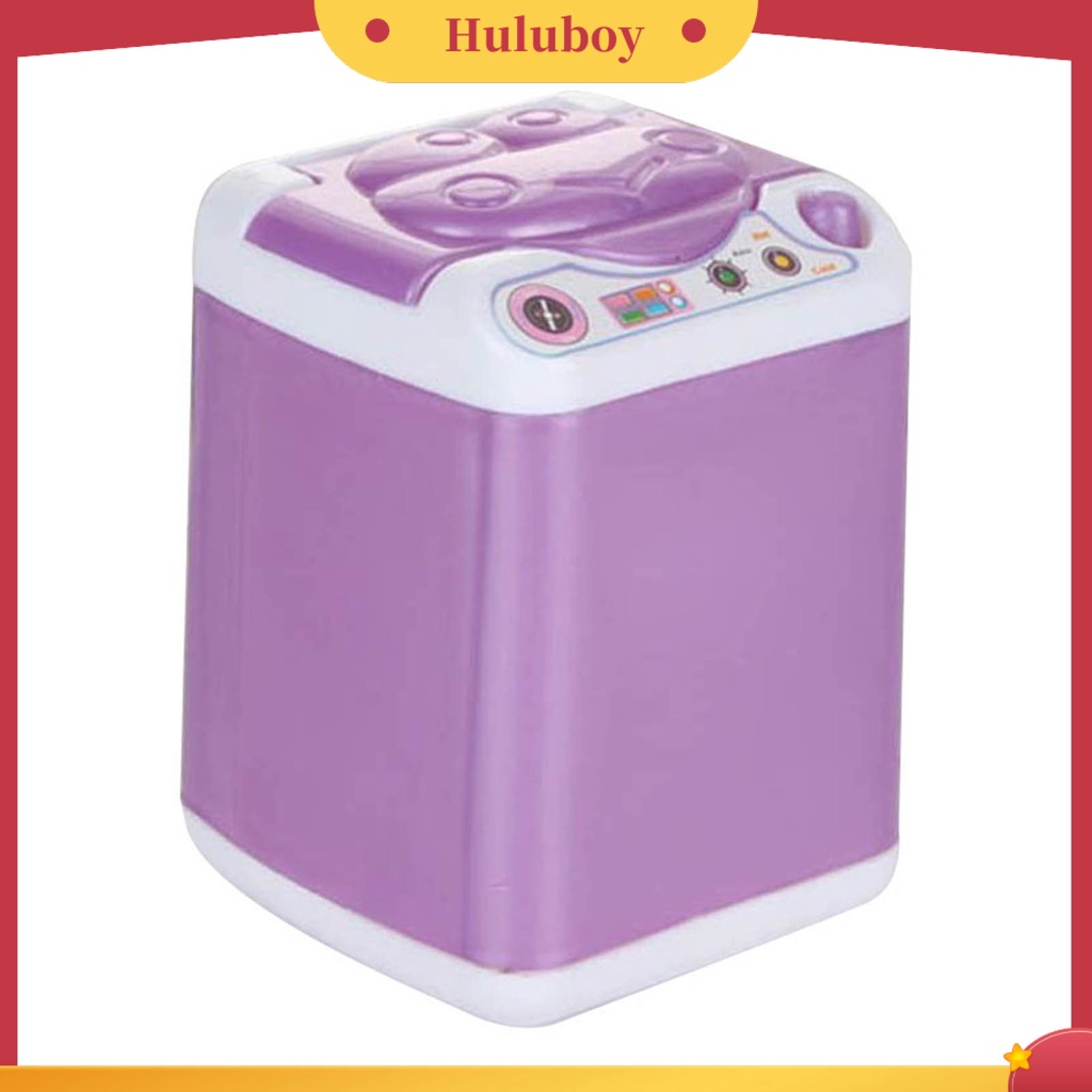 {In Stock} Mini Simulasi Anak Anak Mesin Cuci RolePlay Mainan Hadiah Boneka Aksesoris