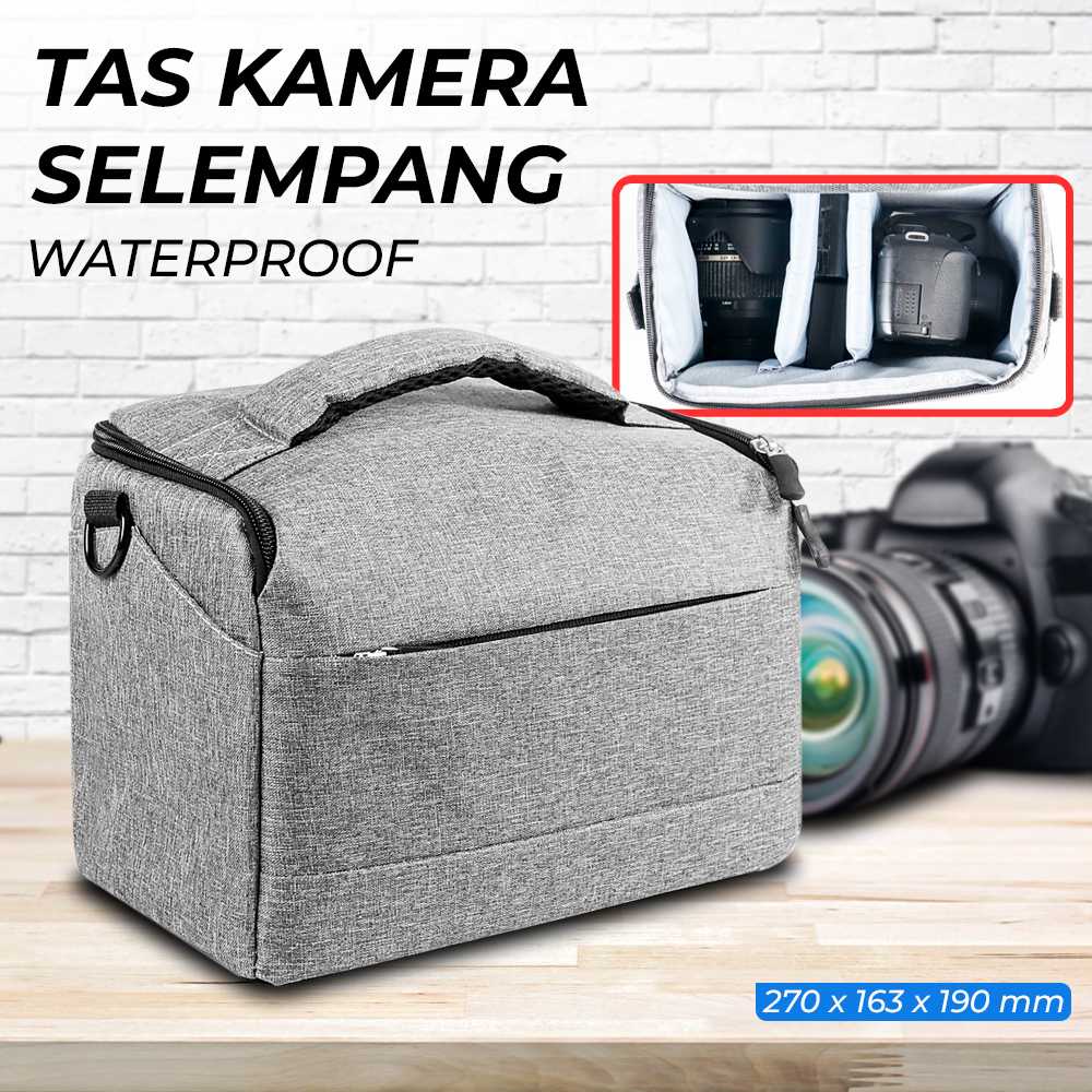 Tas Kamera Selempang DSLR Waterproof