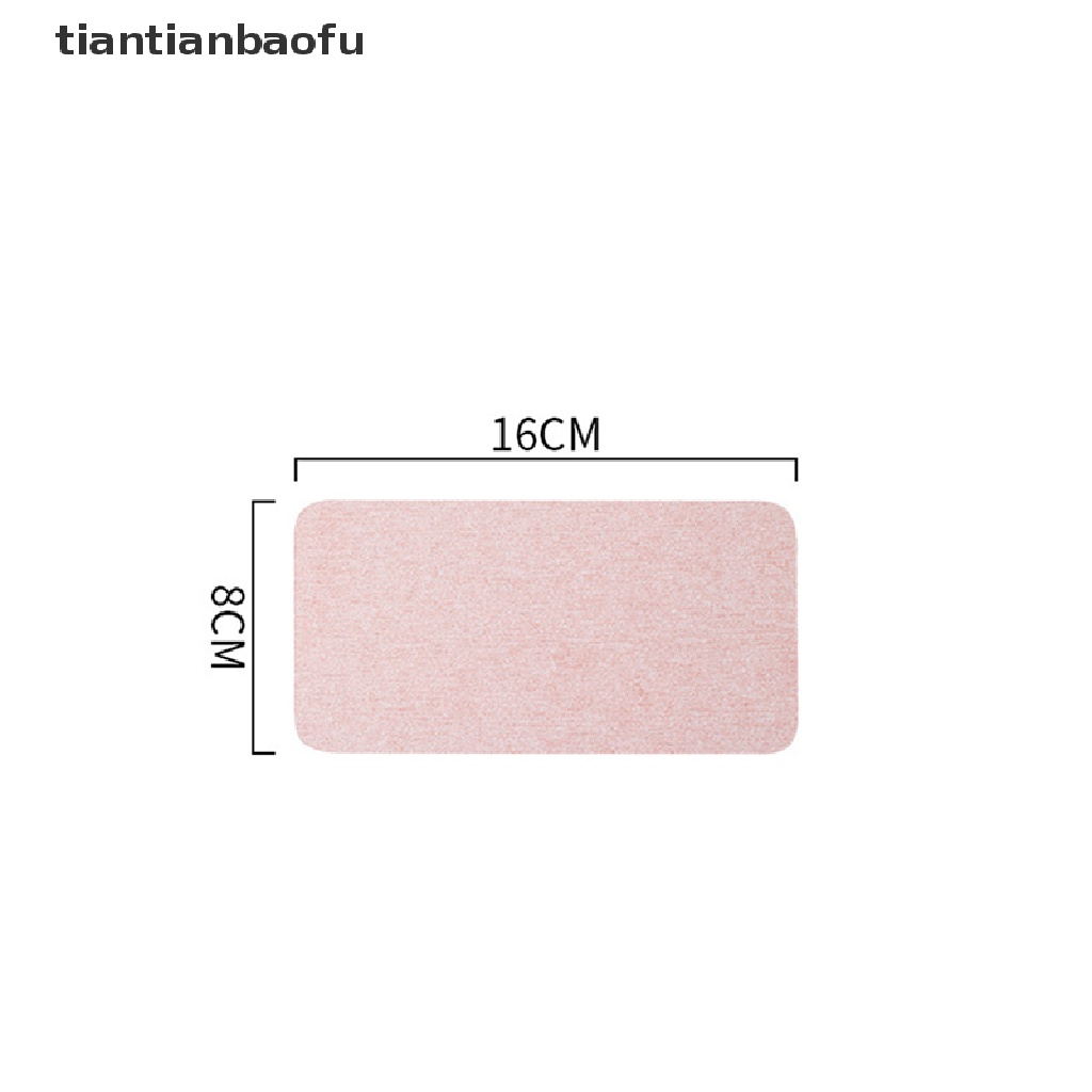 [tiantianbaofu] Home Diatomite Mat Alas Penyerap Air Tahan Panas Coaster Diatomaceous Earth Kitchen Sink Faucet Mat Non Slip Cepat Kering Butik