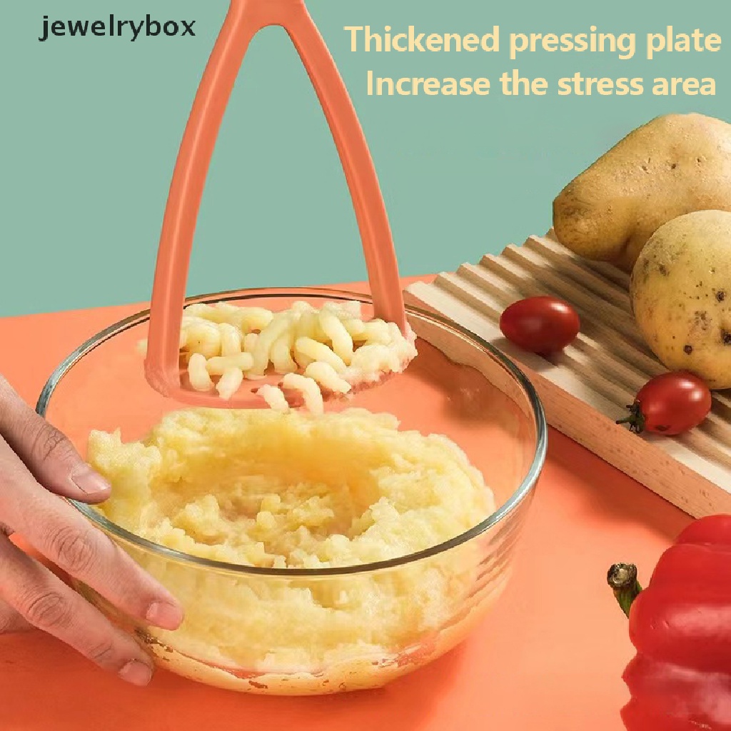 [jewelrybox] 1pc PP Pressed Potato Masher Ricer Puree Juice Maker Pendorong Kentang Tumbuk Halus Penghancur Kentang Alat Buah Perlengkapan Dapur Butik