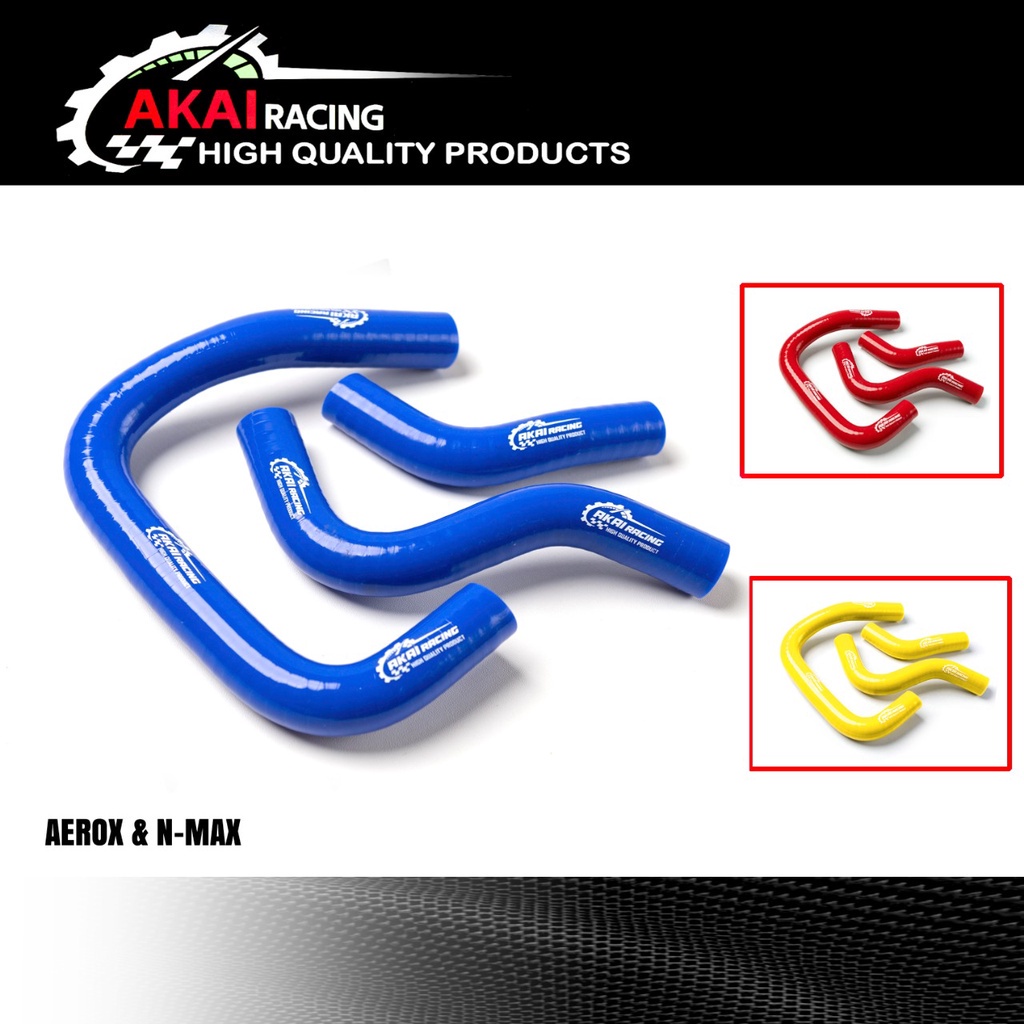 Selang Radiator Nmax Selang Samco Akai Racing Universal Nmax,Nmax New,Aerox DV