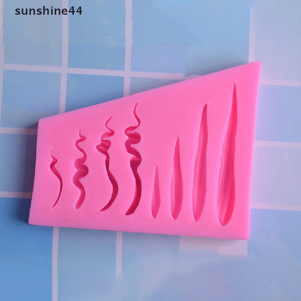 Sunshine Cetakan Silikon Bentuk Rambut Untuk Dekorasi Kue Bakeware Sugarcraft Baking Tools ID