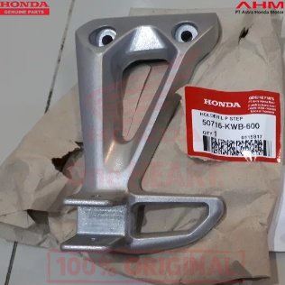 @ 50716KWB600 Pangkon Foot Step Kiri - Holder L Pillion Step KWB PASTI ORI HONDA