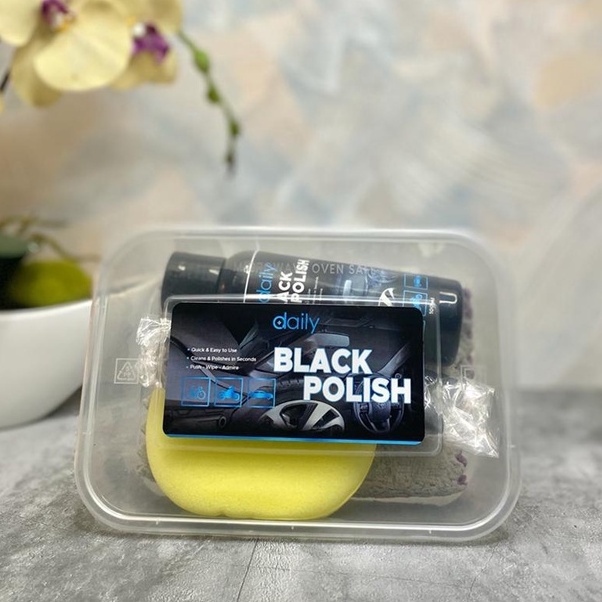 BLACK POLISH PACK DAILY / PAKET PENGHITAM DASHBOARD DAN BODY MOBIL MOTOR