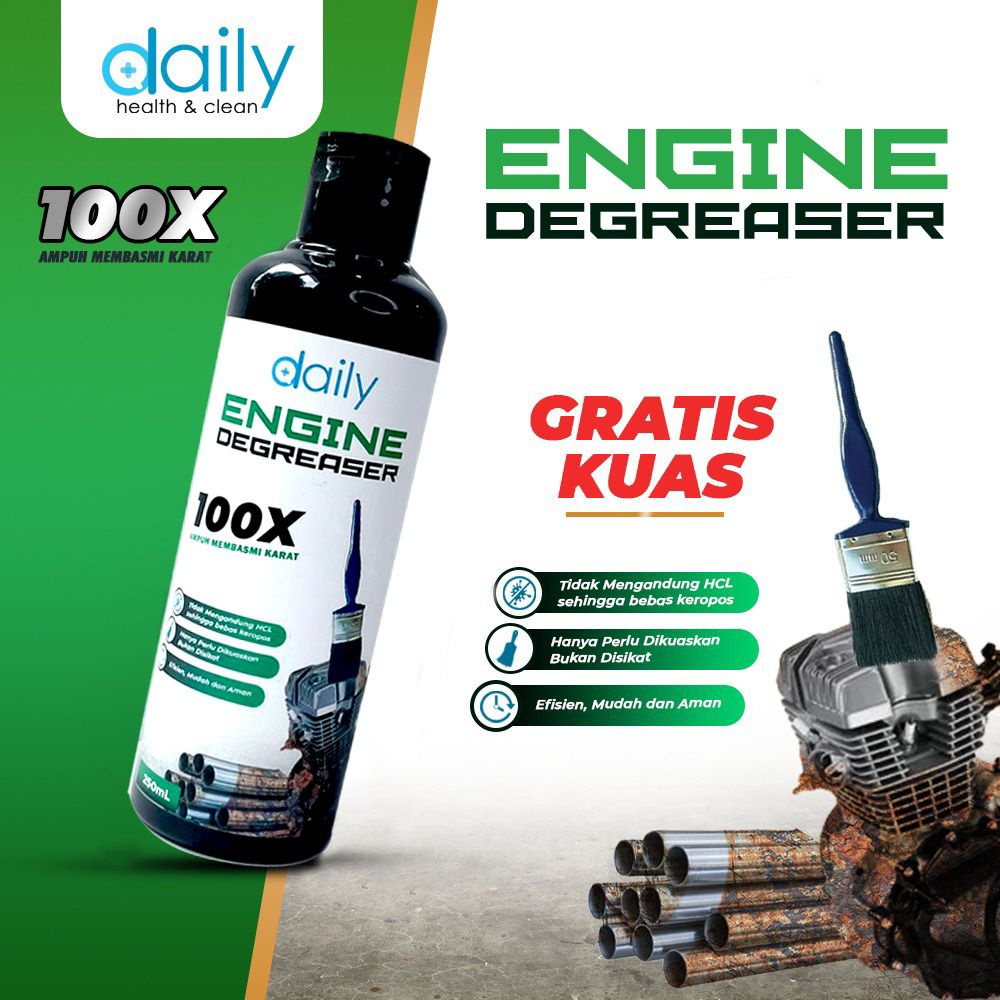 DAILY ENGINE DEGREASE / PEMBERSIH KERAK MESIN KENDARAAN / ENGINE DEGREASER