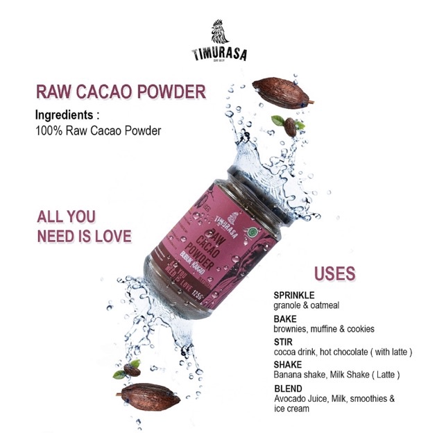 

Cacao powder (bubuk kakao) netto 125gram