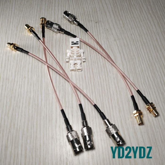 pigtail sma female bnc female konektor kabel  rg316 jumper sambungan