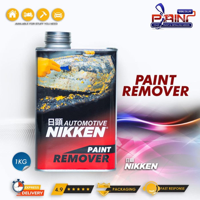 Nikken Paint Remover 1 Kg - Cairan Perontok Penghilang Cat