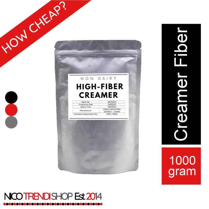 

[Ready-Stock]Cod Creamer Fiber 1kg Creamer Premium