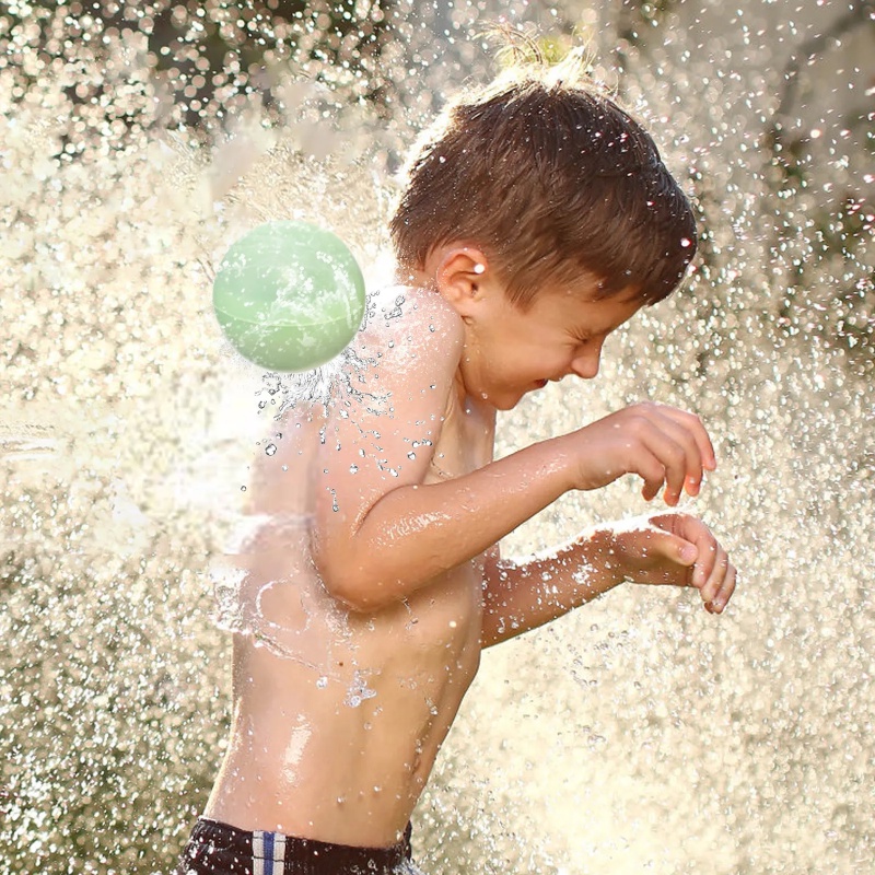 5 Pcs Kreatif Dapat Digunakan Kembali Balon Air Untuk Anak-Anak Dewasa Silikon Bola Air Isi Cepat Dampak Terbuka Musim Panas Splash Pesta Kolam Air Mainan