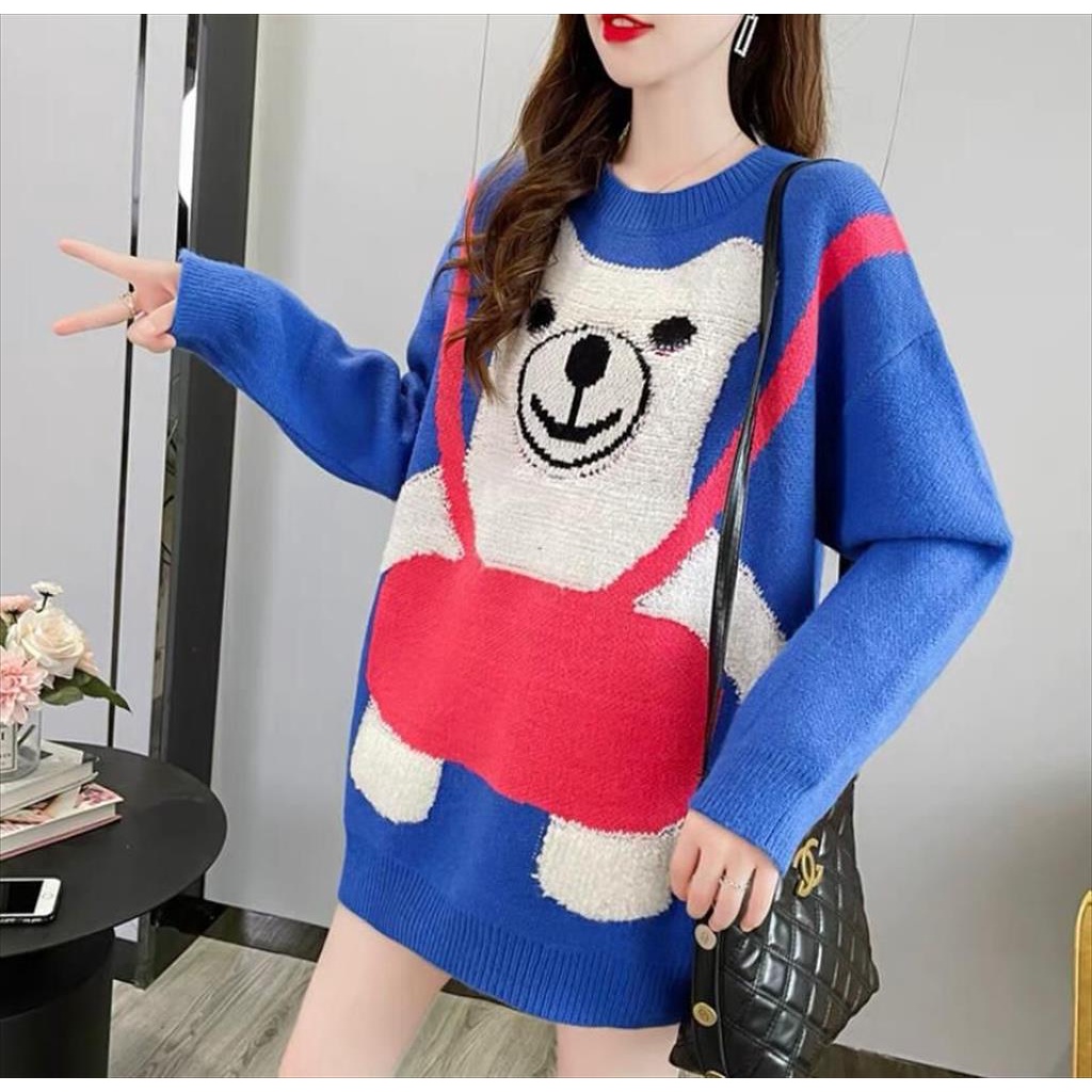 SWEATER KNIT FASHION KOREA BAHAN PREMIUM BANGKOK BKK,3635