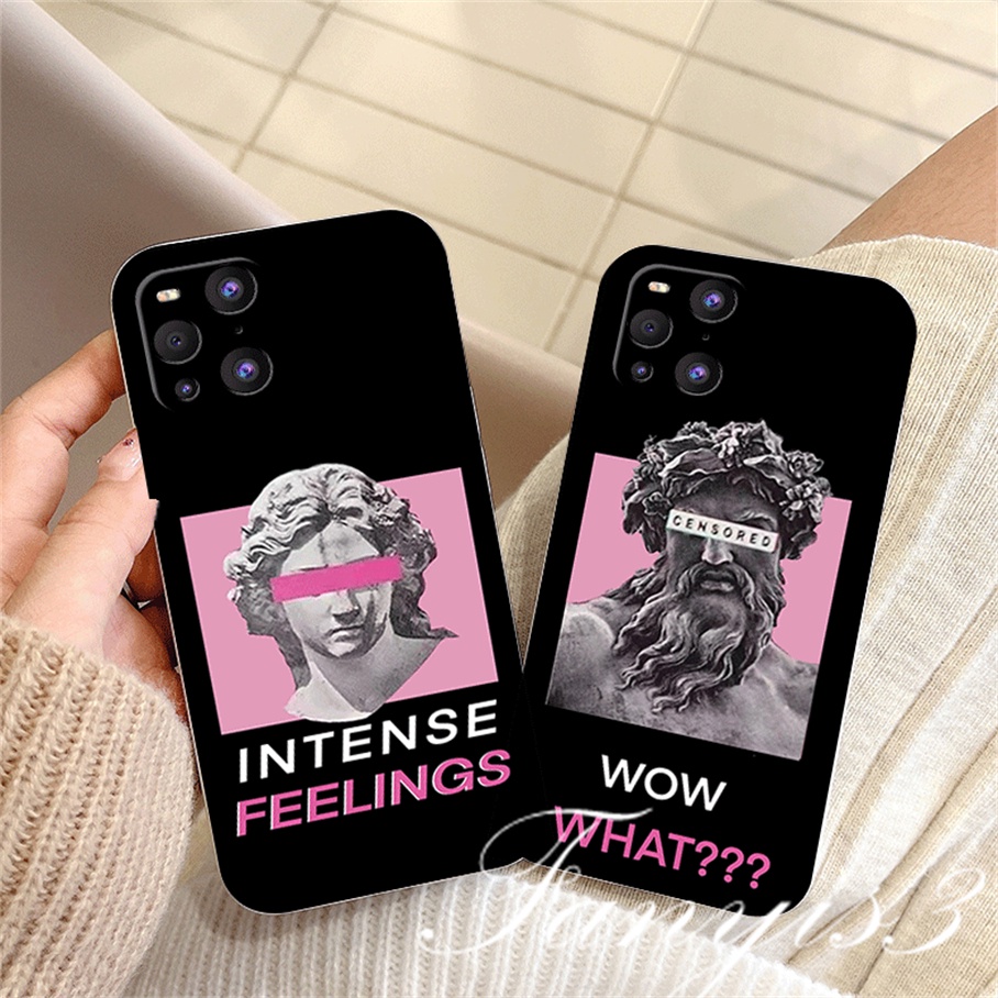 Realme C35 C33 C30s C31 9i C25Y C21Y C25 C25s C21 C20 C15 C12 C11 8Pro 8i C3 5 5i 5s 6i Narzo 50A Prime 50i Figure Statue Phone Case Silicon Soft Cover Pelindung