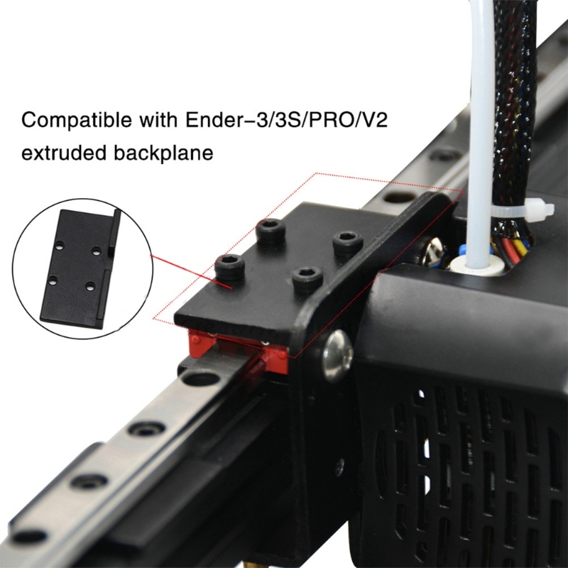 Zzz Linear Rel Extruder Direct Drive X-Axis Kit Untuk Ender3 Pro V2 Dengan Backplane