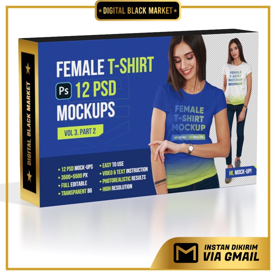 Female T-Shirt Mockups Vol 3 Part 2