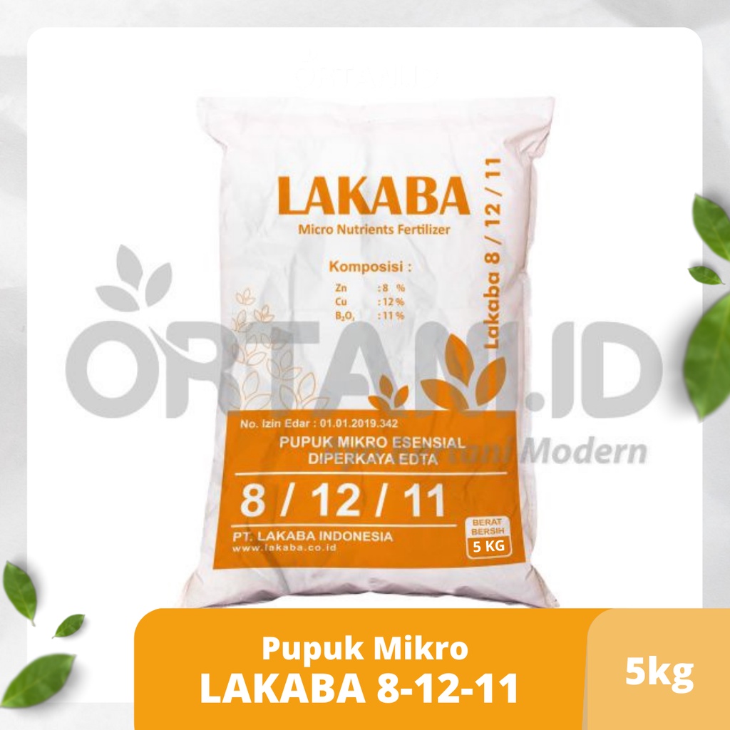 Pupuk Mikro LAKABA 8/12/11 (Zn-Cu-B2O3) 5 Kg | Pupuk Mikro Mix | Pupuk Boron | Pupuk Bunga | Pupuk B