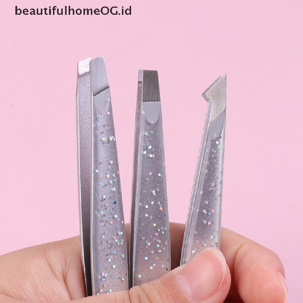 // Beauty// Penjepit Alis Jepit Alis Stainless Steel Warna Pincet Klip Alat Makeup **