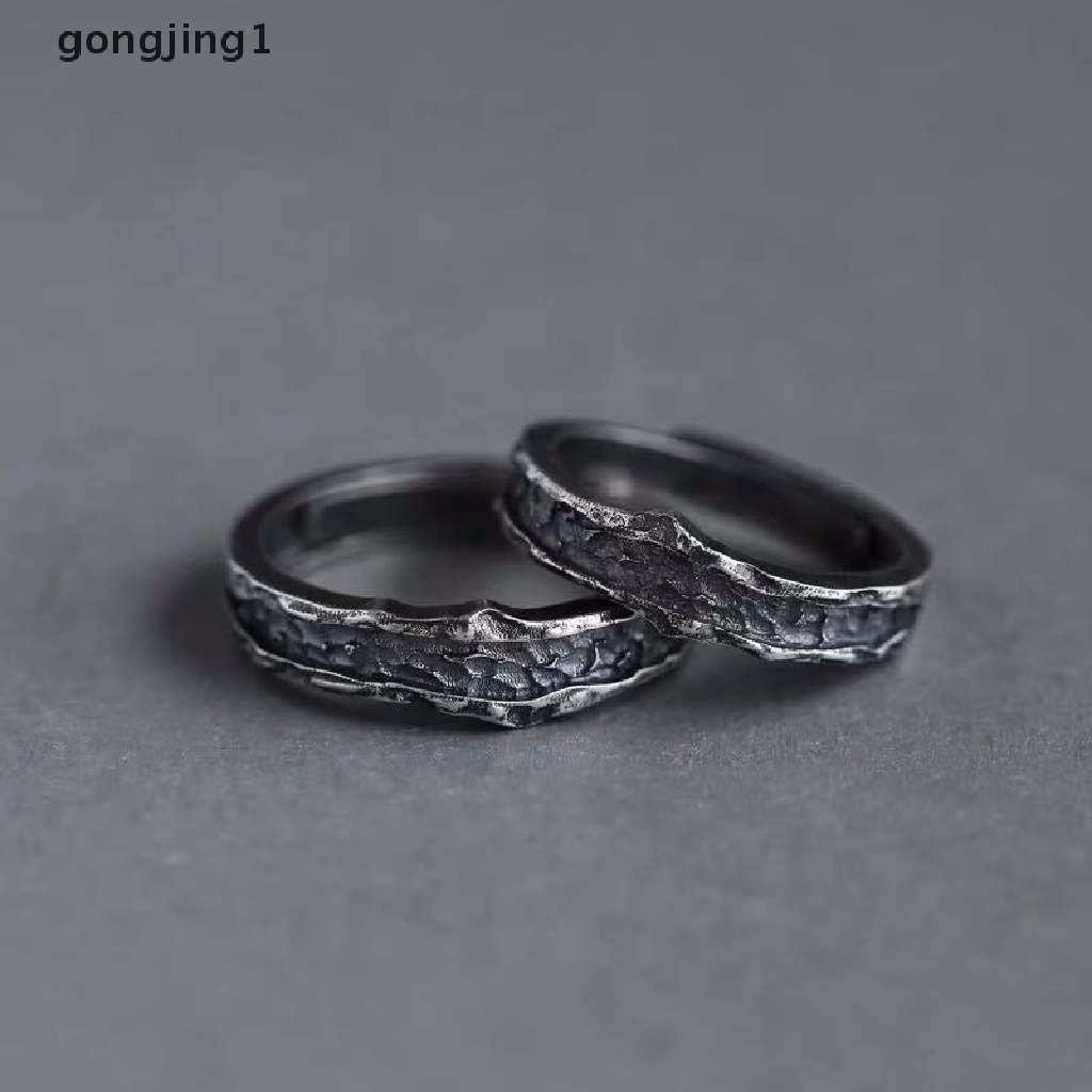 Ggg New Abyss Ring Cincin Pasangan Pria Buatan Tangan Retro Sederhana Pria Dan Wanita Rings ID