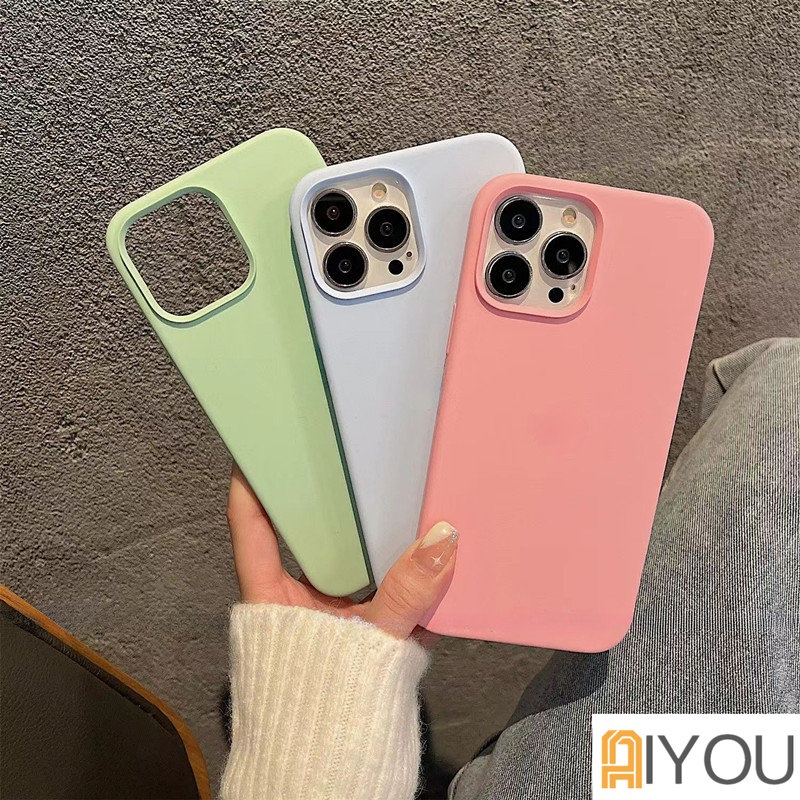Casing Ponsel Bahan Silikon Lembut Dengan logo Untuk iPhone7 8 7p 8p x xs xsmax 11 11pro 11promax 12 12pro 12promax 13 13pro 13promax 14 14 Pro Max
