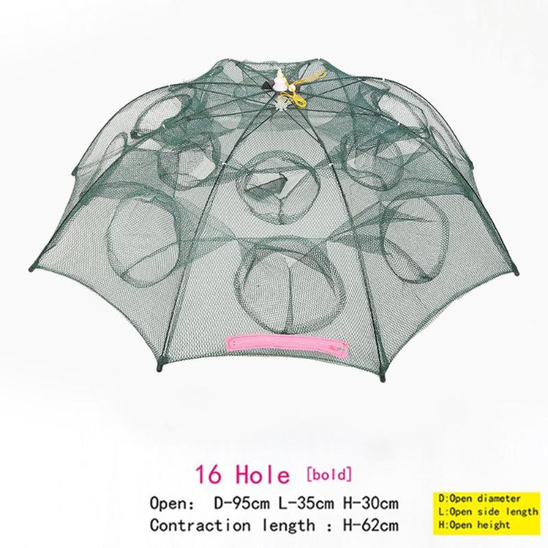 Hanaiso AquaPro Jaring Pancing Ikan Bubu / Perangkap Ikan / Bubu Ikan - Jala Pancing Ikan 4 6 8 10 12 16 20 Lubang