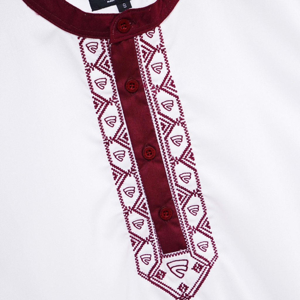 KEMEJA KOKO FRIDAY KILLER | HOLY LS WHITE MAROON