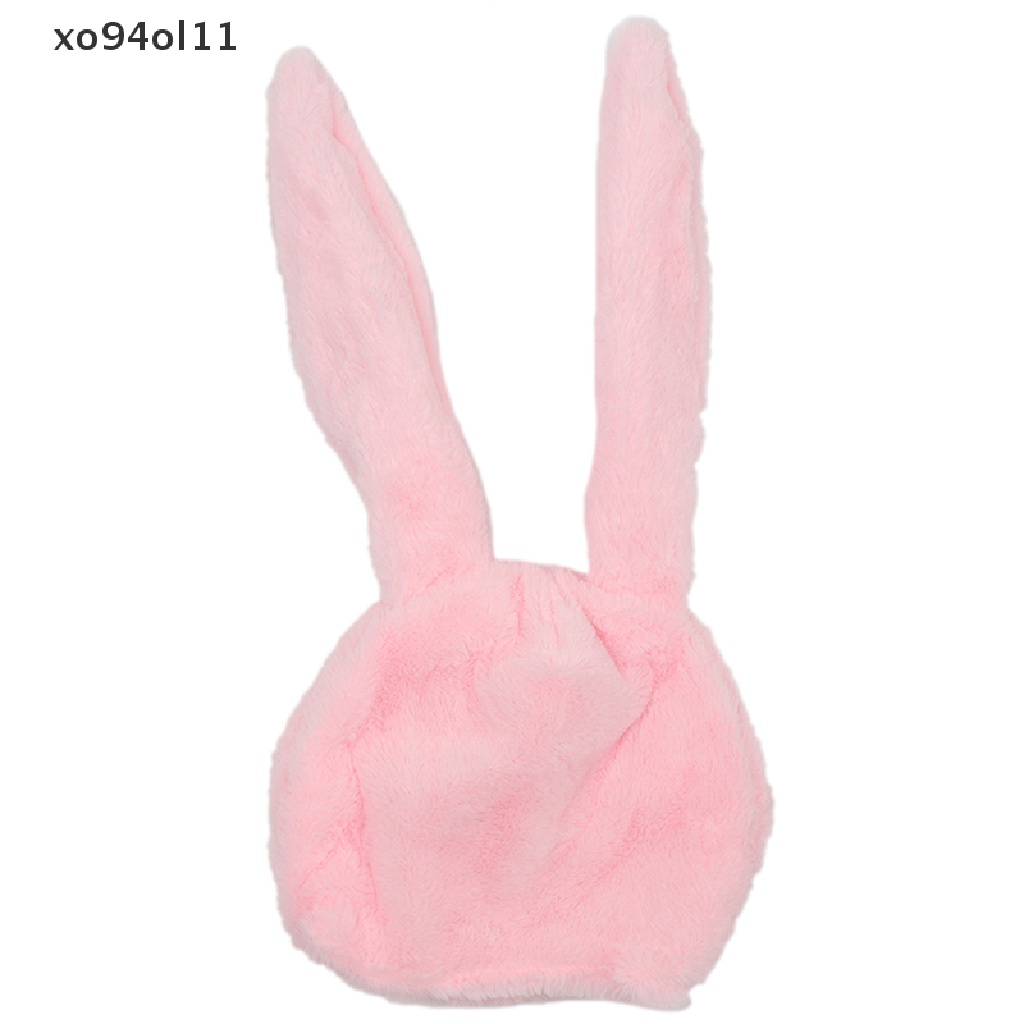 Xo Topi Gadis Lucu Plush Rabbit Bunny Ears Hat Earflap Cap Penghangat Kepala Perlengkapan Foto OL