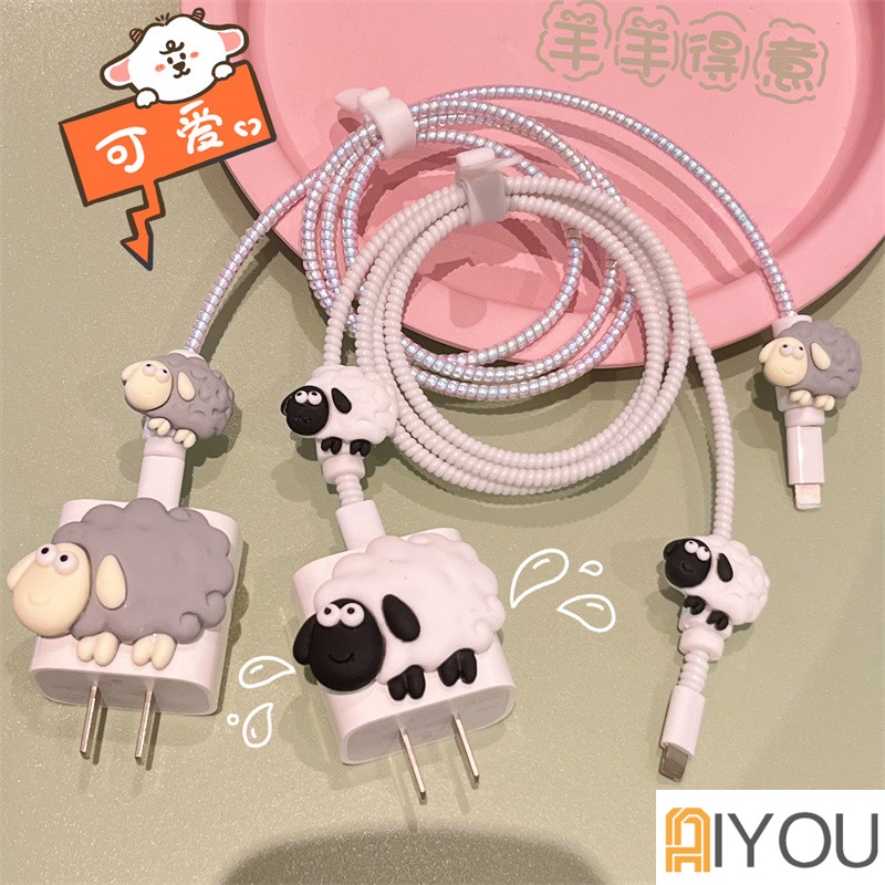 1 PAKET CABLE PROTECTOR/PELINDUNG KABEL -For Android and iPhone