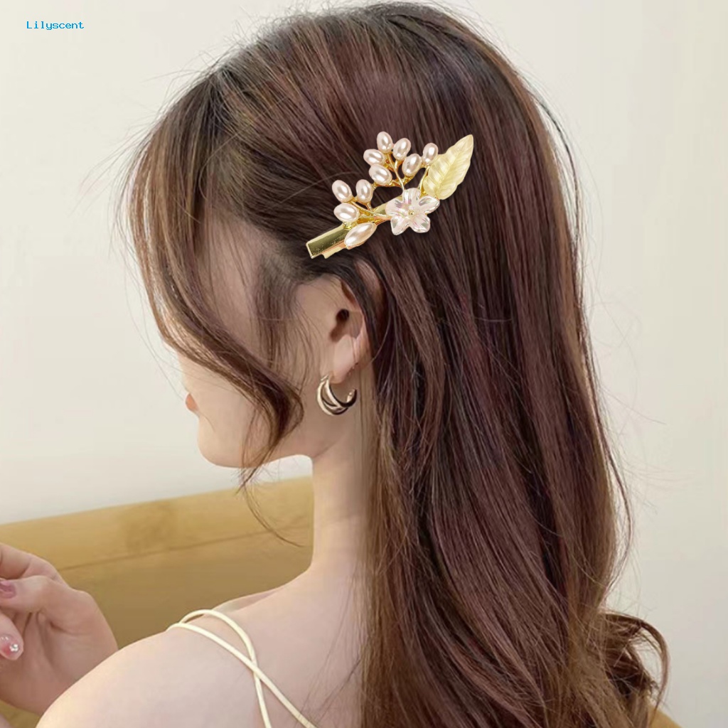 Lilyscent Hiasan Kepala Hair Barrette Aksesoris Rambut Poni Samping Memperbaiki Jepit Rambut Gaya Korea