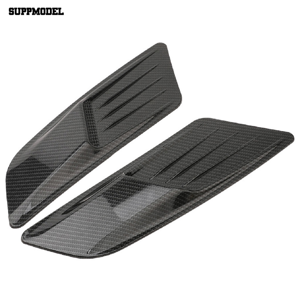 Suppmodel 2Pcs Exterior Air Outlet Frame Trim Untuk Kendaraan Dekoratif Aliran Udara Intake Cover Indah