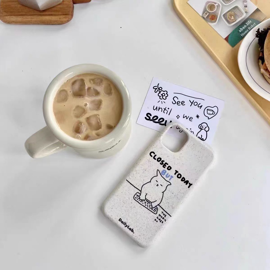 IPHONE Casing Ponsel Iphone11 ins Bahan Ramah Lingkungan Perlindungan Kamera Cocok Untuk Iphone14 13 12 14Plus Pro MAX 7 8Plus X XR XS MAX SE 12mini 13mini Model Empat Sudut Shockproof