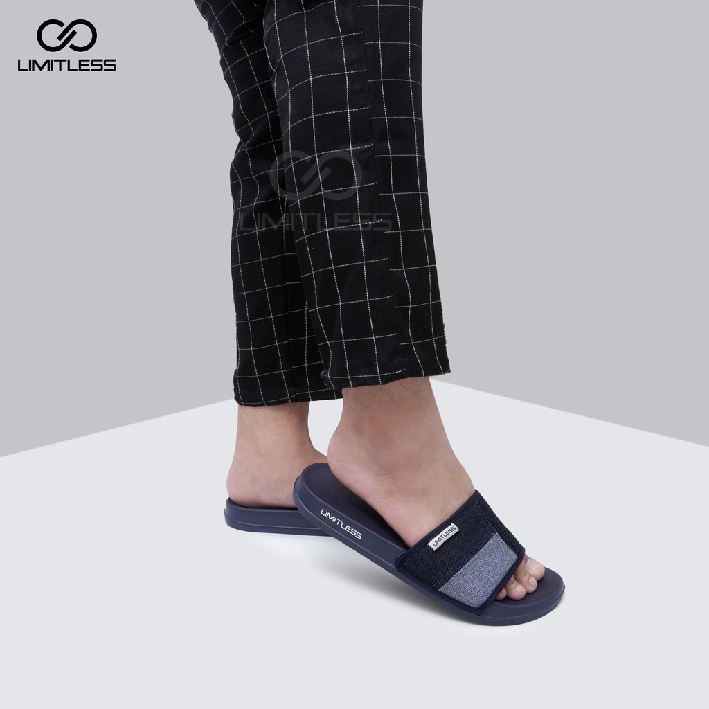 Sendal Cowok Slip On Keren Premium Kekinian Anti Slip Trendy Sandal Pria Slop Casual Fashion Terbaru