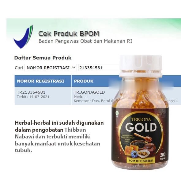 Trigona Gold Habbatussauda Extra Propolis Habatusauda Original Asli 100 200 Kapsul ORIGINAL