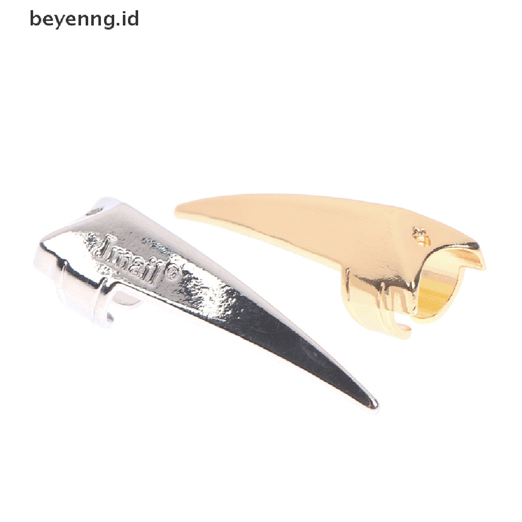 Beyen Metal Parg Finger Tip Ring Hair Sectioning Comb Mengepang Rambut Tenun Curling ID