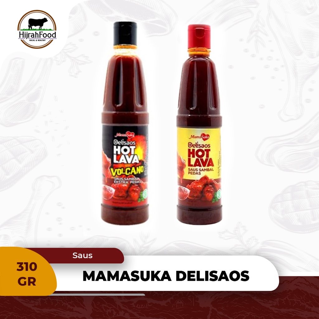 

MamaSuka Delisaos Saus Ayam Goreng Pedas Hot Lava & Hot Volcano