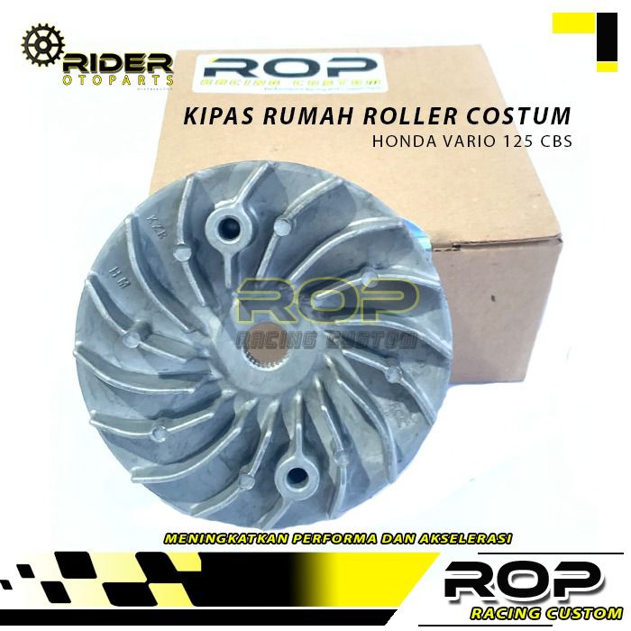 Upgrade CVT Racing Kipas  Pully Vario 125 Vario 150 Bubut Derajat