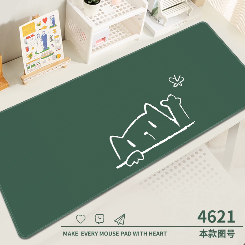 Kartun Kelinci 800x300mm Mousepad Cute Kawaii Gaming Mouse Pad Karet Besar Fashion Alas Meja Laptop Notebook