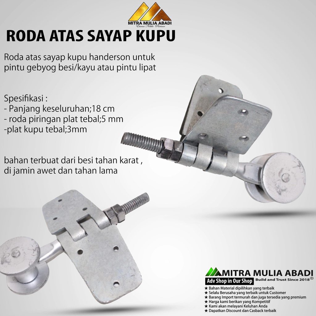 Roda Atas Sayap Kupu