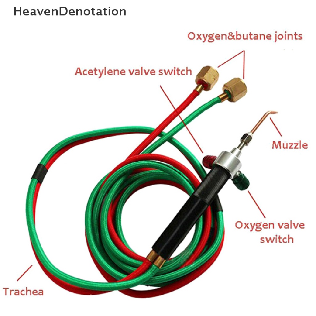 [HeavenDenotation] 1set Alat Las Cutg Set Serbaguna Presisi Oksigen Acetylene Welder HDV