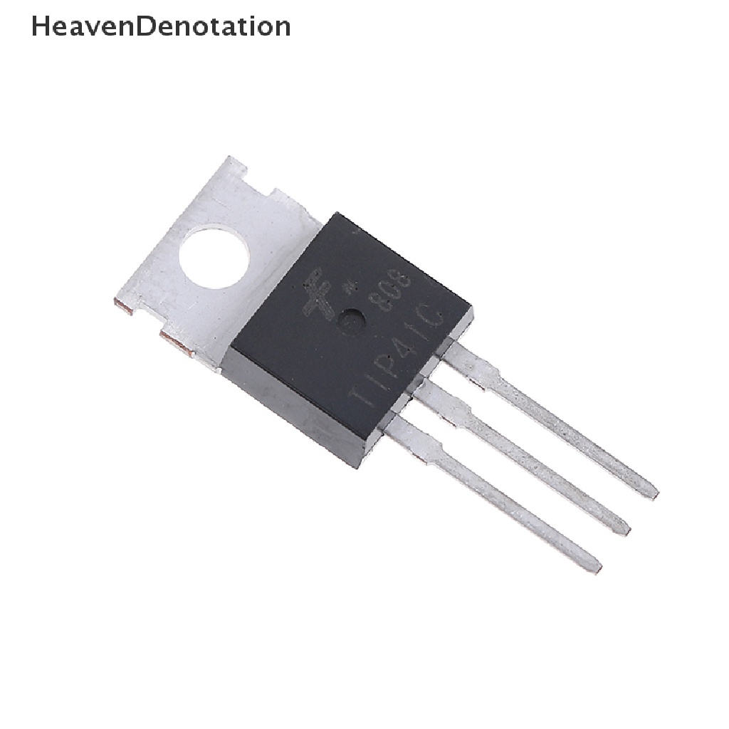 [HeavenDenotation] 10pcs TIP41C TIP41 NPN transistor TO-220 Baru Dan Berkualitas Tinggi HDV