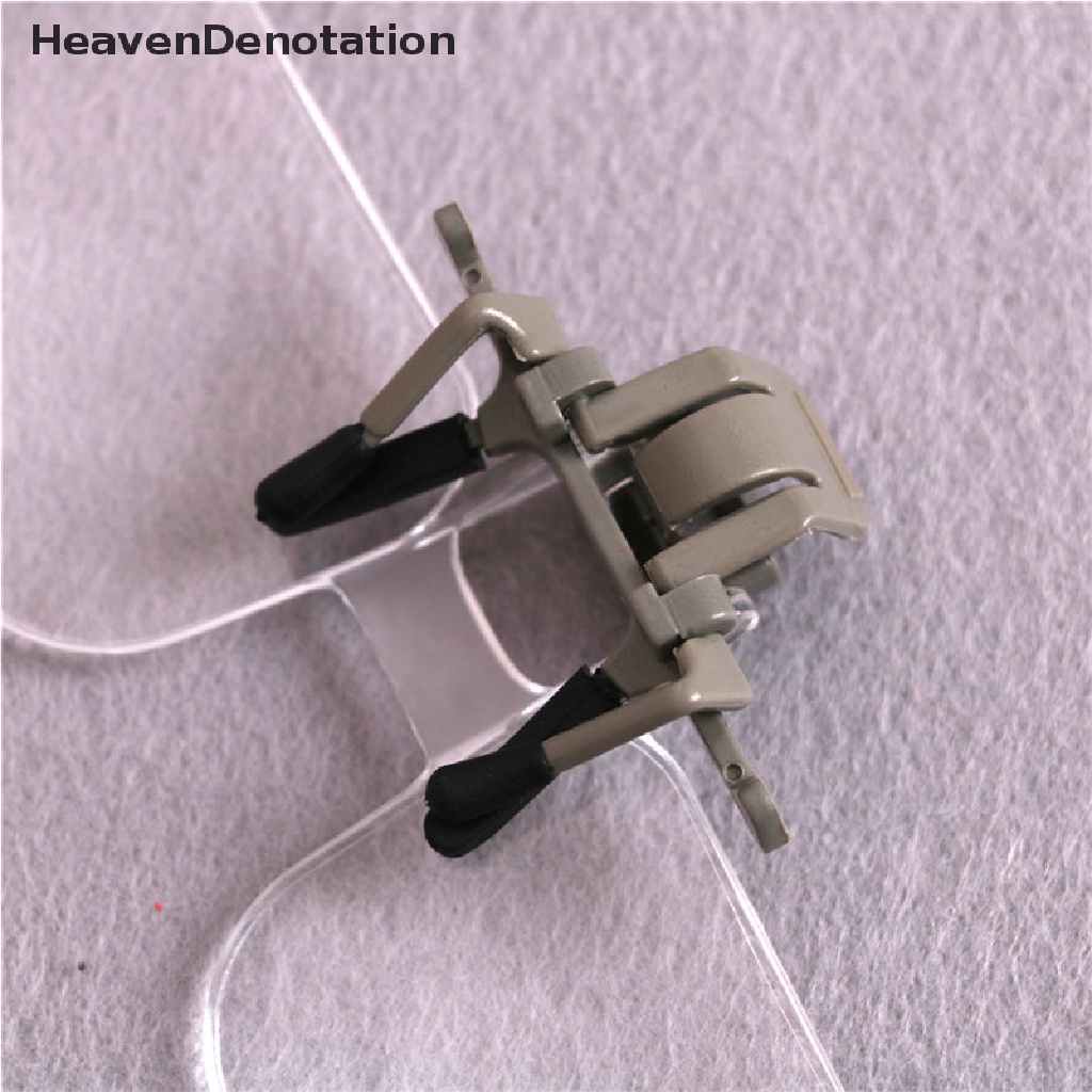 [HeavenDenotation] Magnifier Lipat Handfree Klip Bening Berteknologi Tinggi Lensa Kacamata Perhiasan Jam Tangan Repair Tool HDV