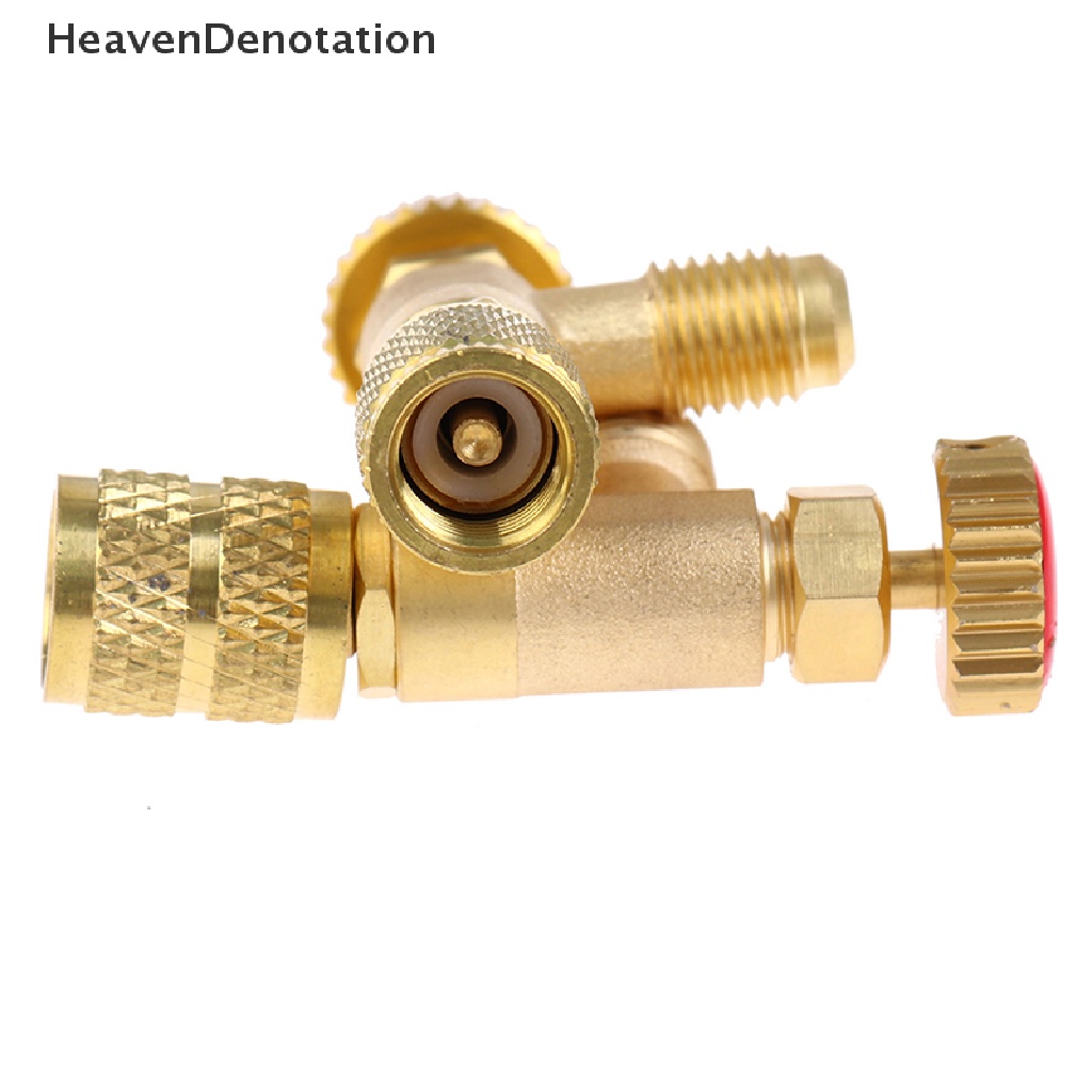 [HeavenDenotation] Safety valve Perbaikan Ac R410A R22 1per4 &quot;5Per16&quot; Safety Adapter HDV