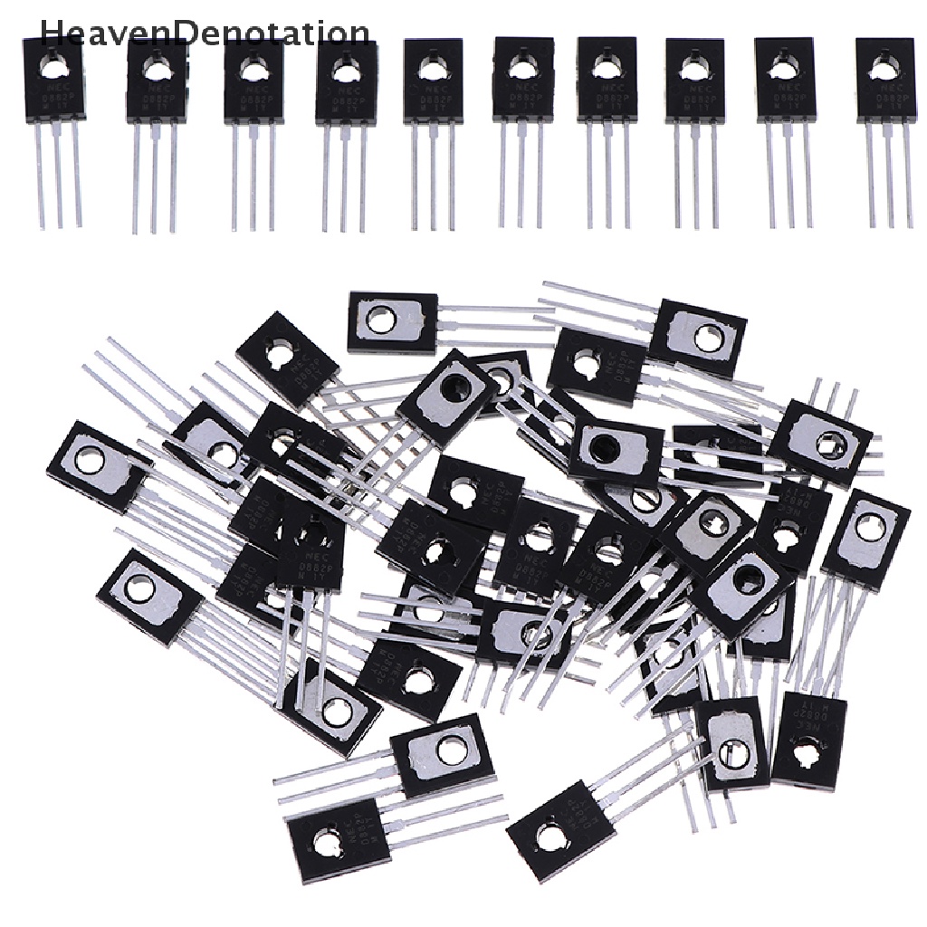 [HeavenDenotation] 50pcs/lot Transistor Triode 2SD882 3A/40V TO-126 NPN Power New HDV