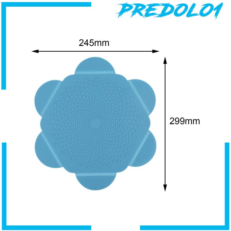 [Predolo1] Alas Silikon Non Slip Hot Pot Holder Microwave Mat Untuk Loyang Oven